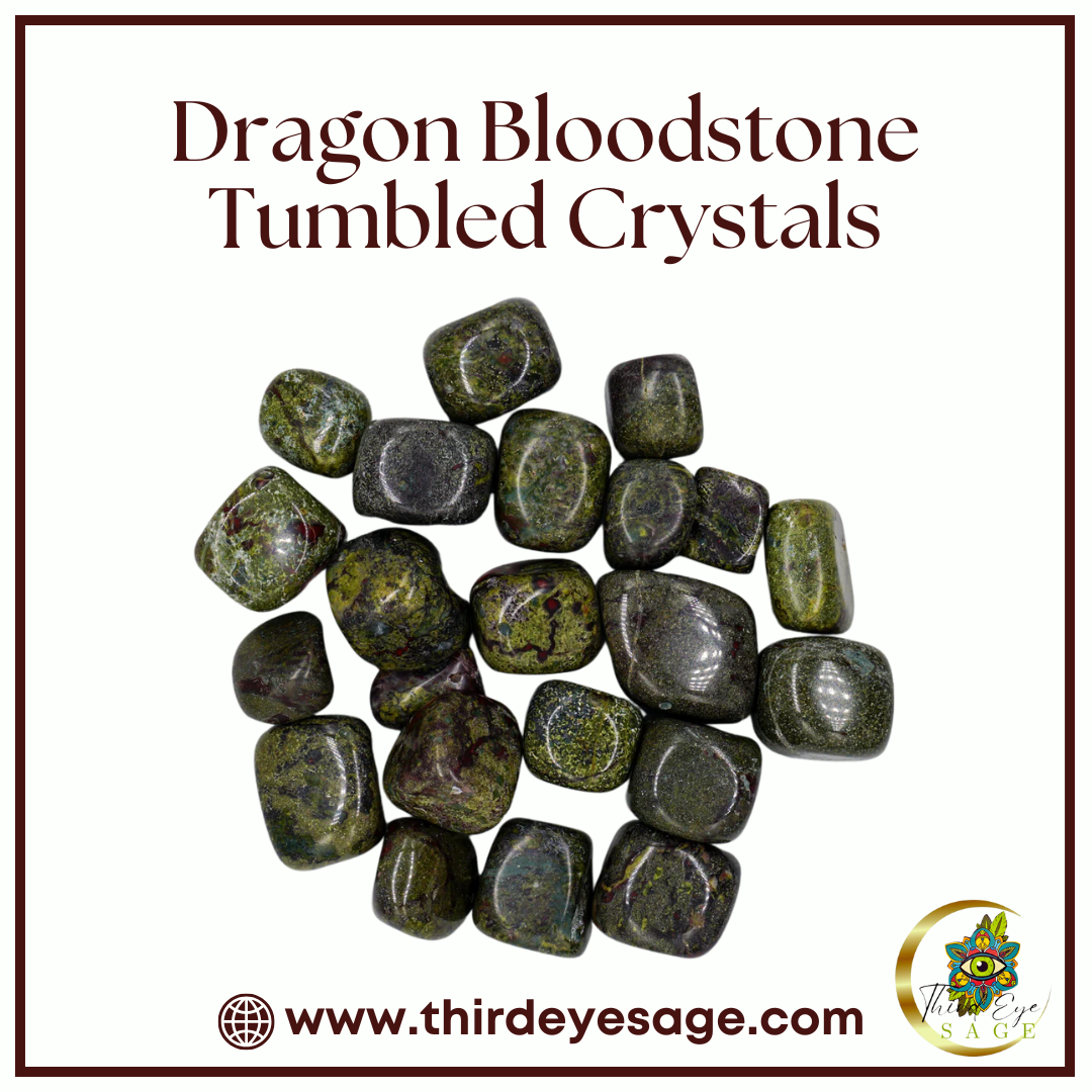 Awaken Strength & Courage with Dragon Bloodstone Tumbled Crystals