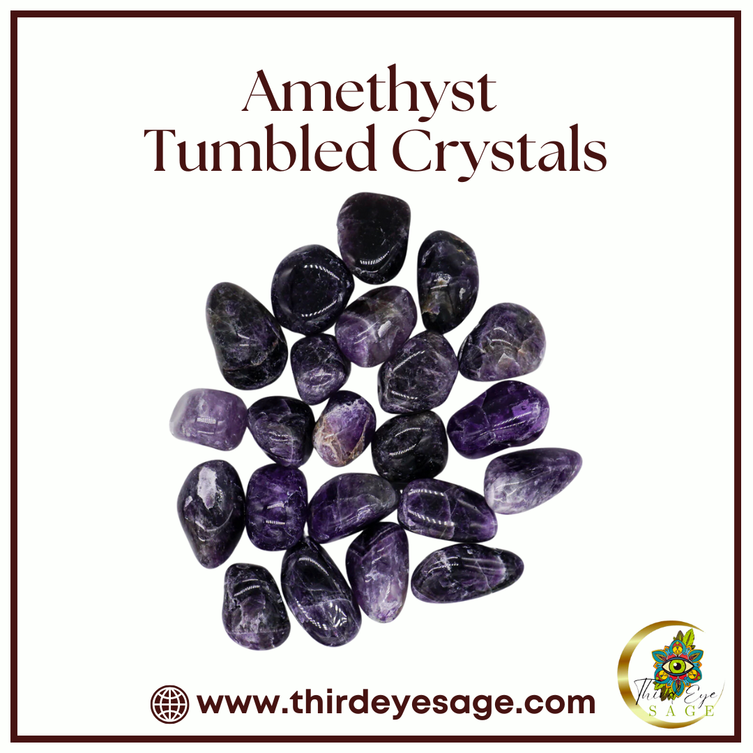 Discover Peace & Spirituality with Amethyst Tumbled Crystals