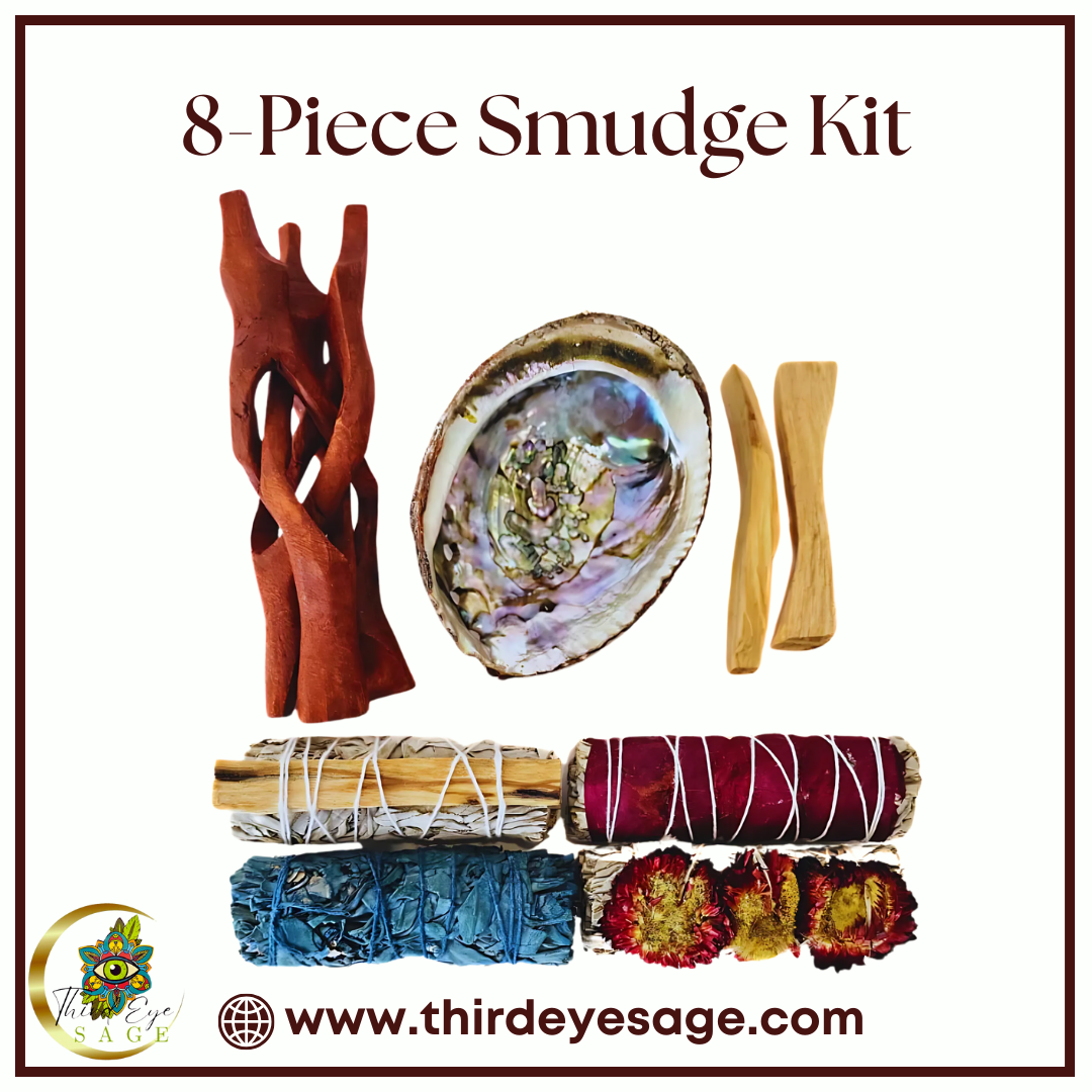 Purify & Elevate Your Space with Our 8-Piece Smudge Kit