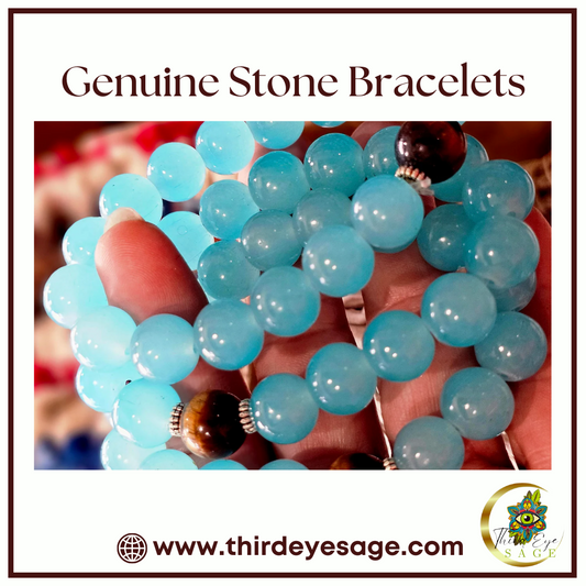 Elevate Your Style & Spirit with Genuine Stone Bracelets