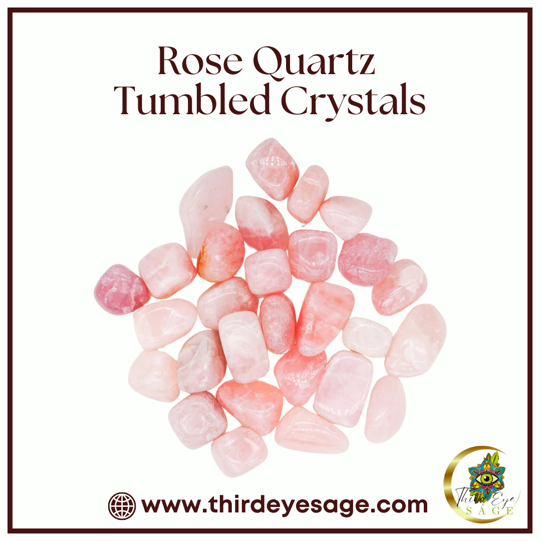 Invite Love & Compassion with Rose Quartz Tumbled Crystals