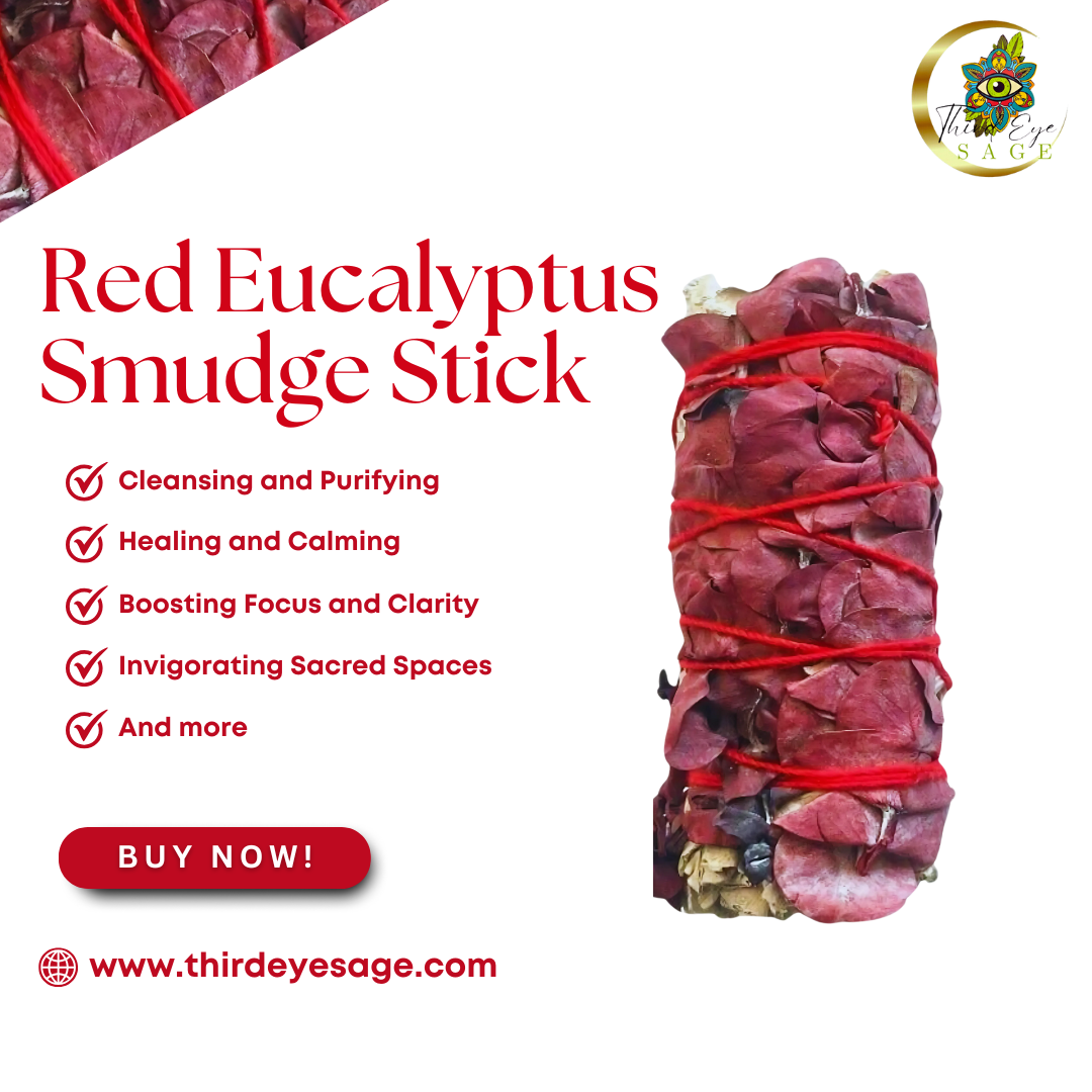 Refresh and Heal with Red Eucalyptus & White Sage Smudge Sticks