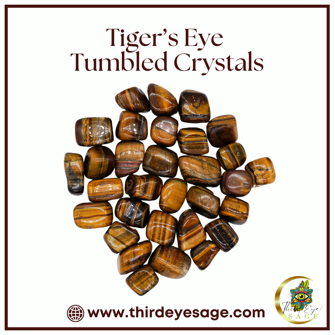 Harness Strength & Confidence with Tiger's Eye Tumbled Crystals