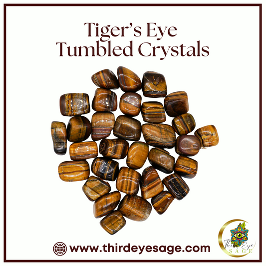 Harness Strength & Confidence with Tiger's Eye Tumbled Crystals