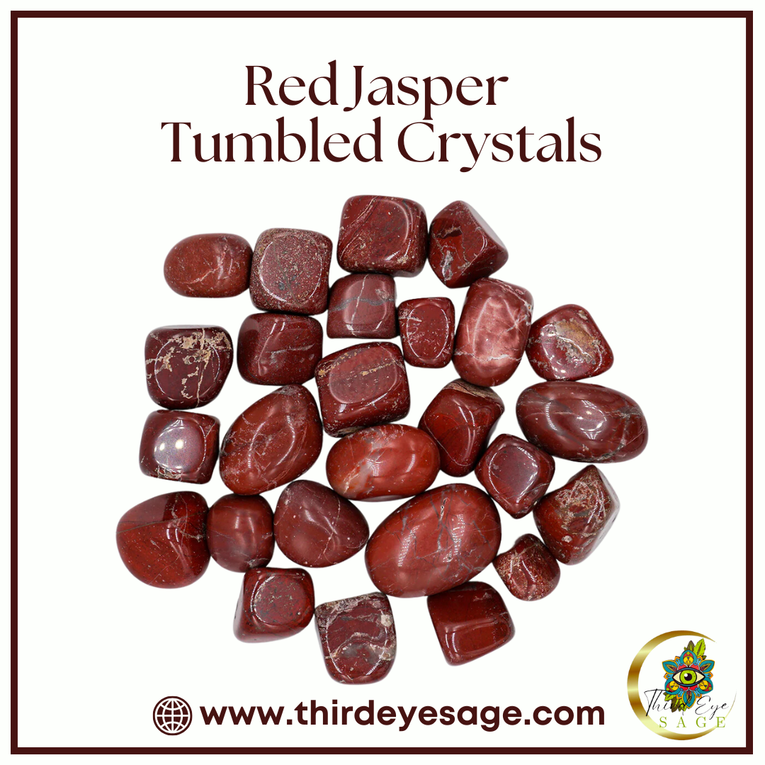 Ground & Energize with Red Jasper Tumbled Crystals