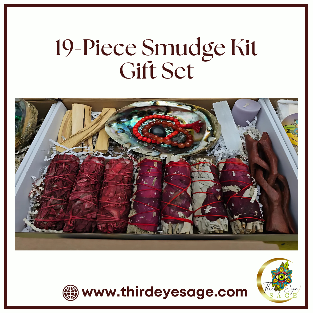 Transform Any Space with Our 19-Piece Smudge Kit Gift Set