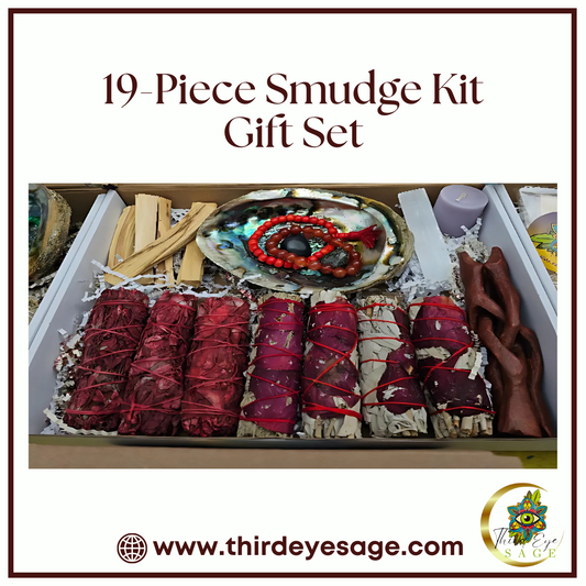 Transform Any Space with Our 19-Piece Smudge Kit Gift Set