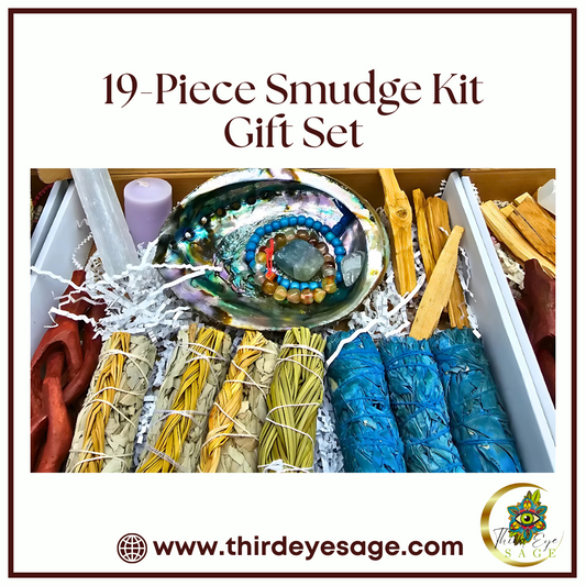 Experience Deep Healing with the 19-Piece Ultra Healing Smudge Kit Gift Set to PURIFY! 🌈🕊️