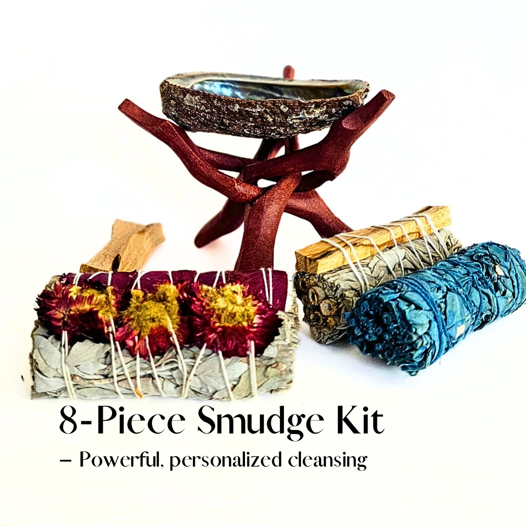 Smudge Kit 🌿 (8-Piece) Tranquility Awaits: Custom Smudge Kit – Curate Your Perfec ...