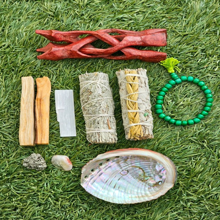 💎✨10-Piece Smudge Kit Abundance Attraction  - Manifest Wealth and Abundance🌿🔮