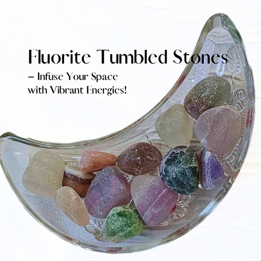 ✨ Fluorite Tumbled Crystal Healing Stones Illuminate Your Path 🔮💚 ✨