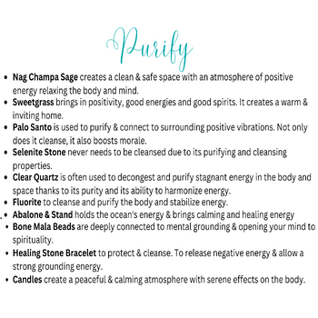 ✨🌿(19-Piece) Purification - Ultra Healing Smudge Kit Gift Set 🌈🕊️Dive into Pure Bliss!