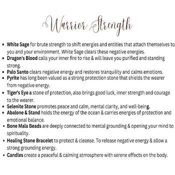 🛡️✨(19-Piece) Warrior Strength and Resilience! 💪🌿2Ultra Healing Smudge Kit GIFT SET