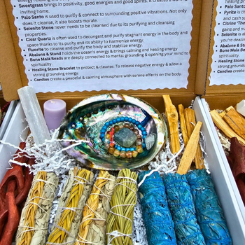 ✨🌿(19-Piece) Purification - Ultra Healing Smudge Kit Gift Set 🌈🕊️Dive into Pure Bliss!