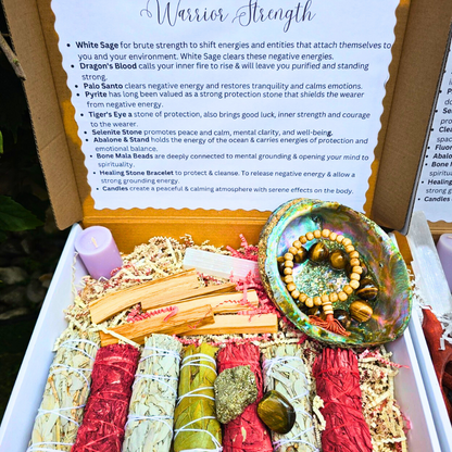 🛡️✨19-Piece Ultra Healing Smudge Kit GIFT SET for Strength and Resilience! 💪🌿Unleash the Warrior