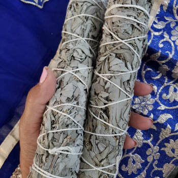 Wholesale 9″ California White Sage Smudge Sticks – Bulk Purification & Cleansing Ritual Bundles
