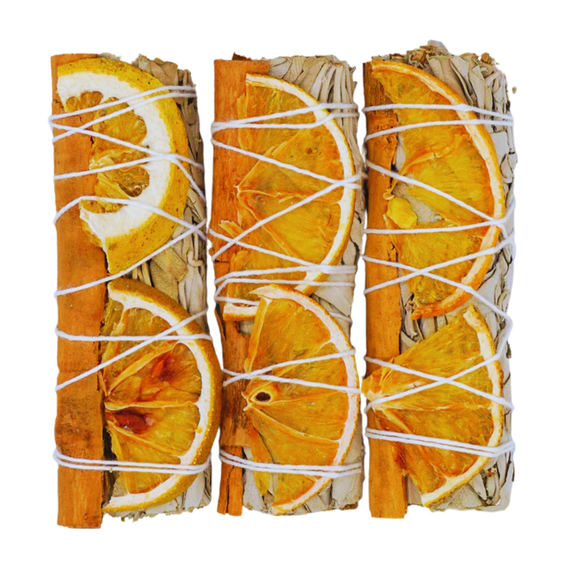 Cinnamon Orange and White Sage 4"