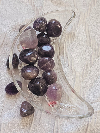 🔮✨Amethyst Tumbled Healing Stones: Crystal Clarity and Spiritual Serenity! ✨🌈