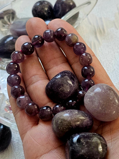 🔮✨Amethyst Tumbled Healing Stones: Crystal Clarity and Spiritual Serenity! ✨🌈